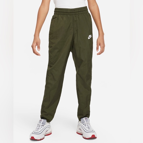 NIKE Boys pants. Fits like XS high waisted for women’s. Green jogger - Picture 1 of 9